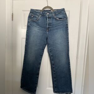Straight leg jeans